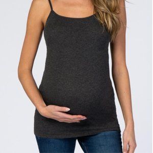 HP -PinkBlush Maternity Cami - Charcoal - Size Med